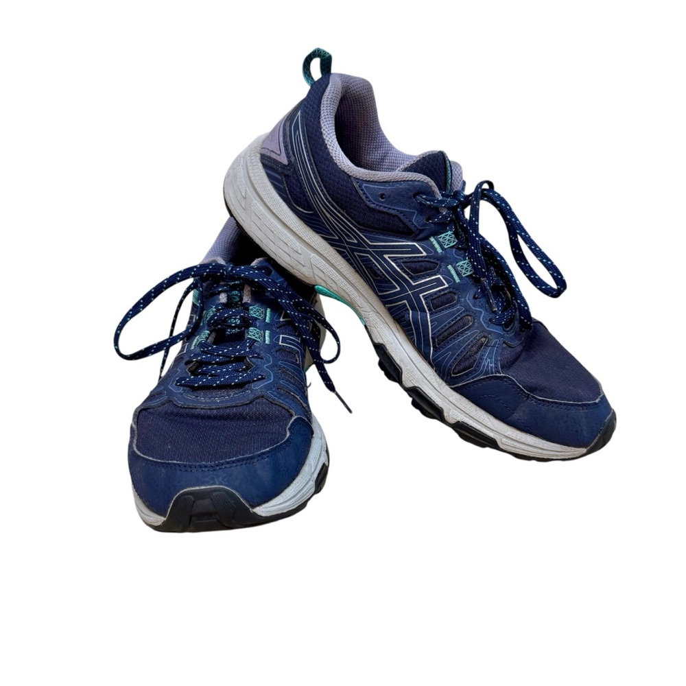 ASICS Gel Venture 7 Women’s Blue Purple Athletic Running Shoes Size 10
